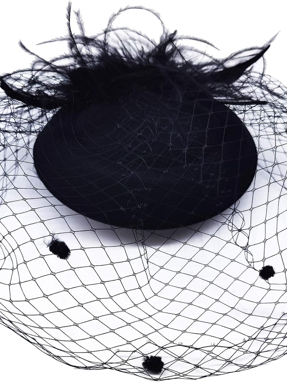 Hat Cocktail Tea Party Feather