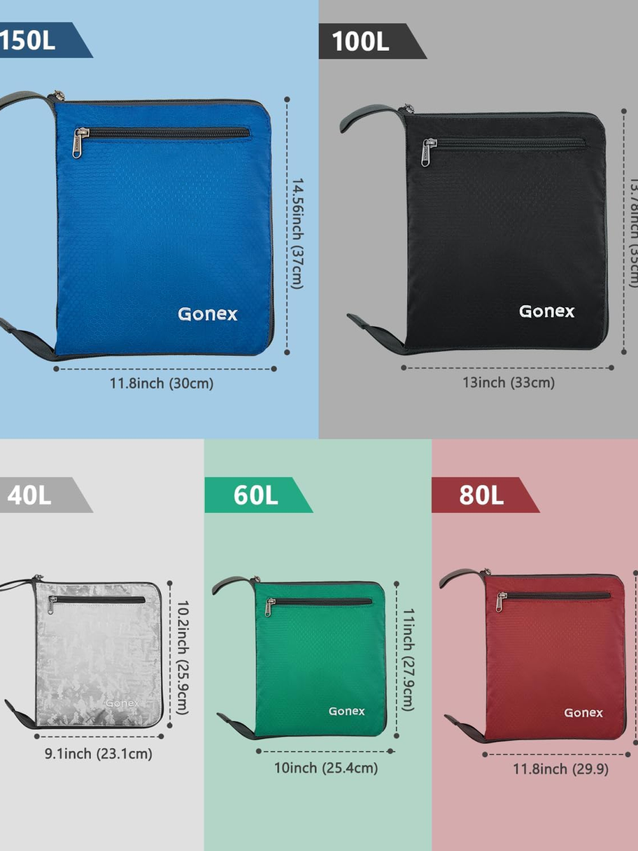 If you will plan to travel by air, the 40L must be chosen. If you are planning a weekend trip, the 60L can meet your needs