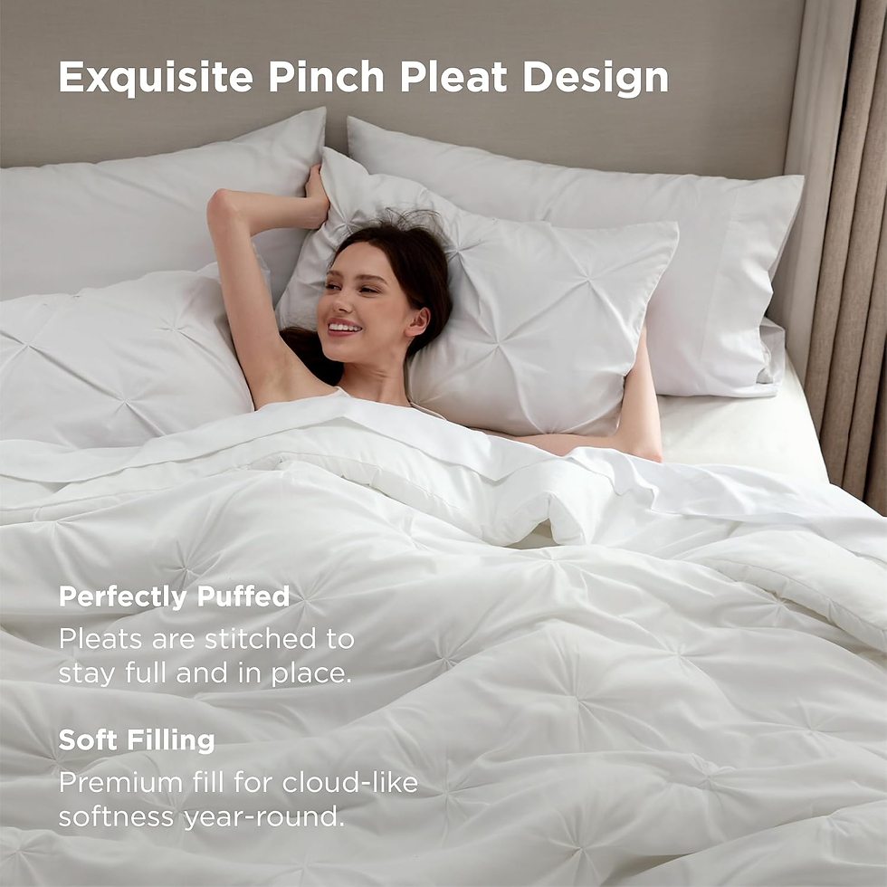 EXTRA SOFT: The brushed microfiber cover offers exceptional softness and comfort without rustling noise