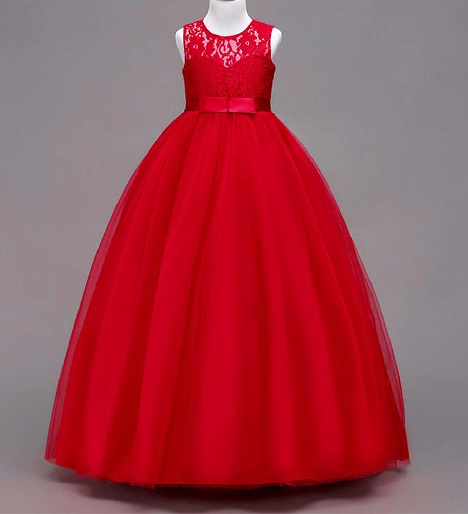 floor length girl's dress