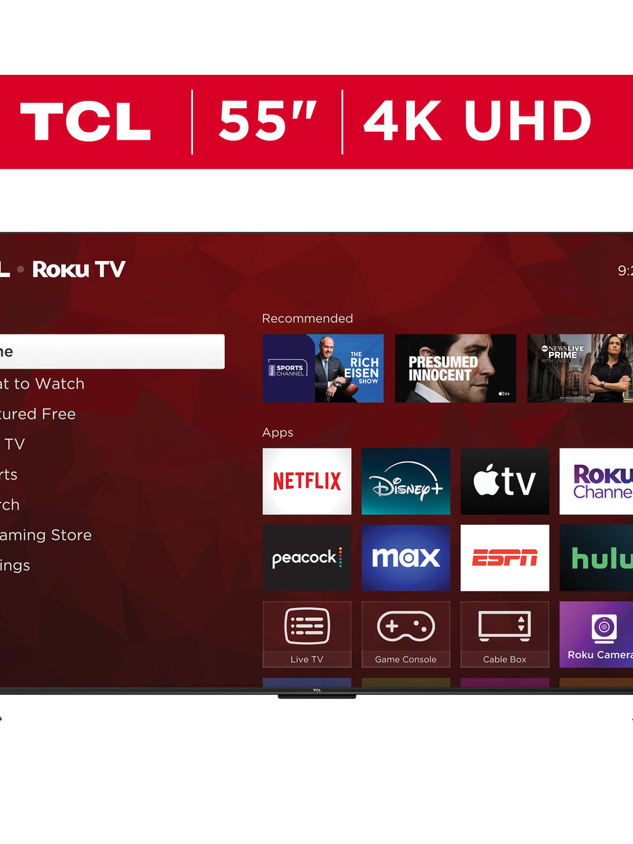 55” Class S4 (55S451) 4K UHD HDR Smart TV with Roku TV