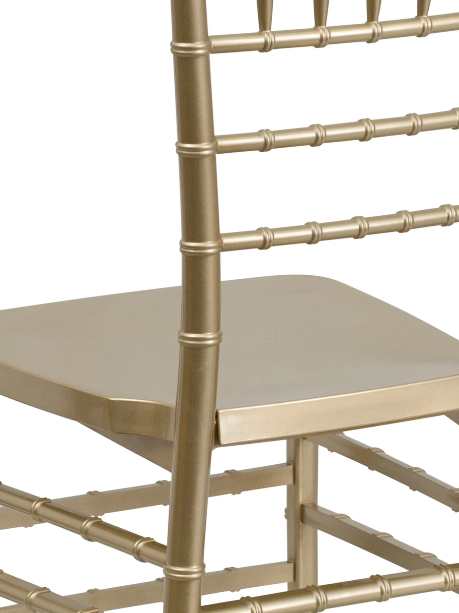 Hercules Premium Series Chiavari Chair for Formal Events and Banquets, Gold