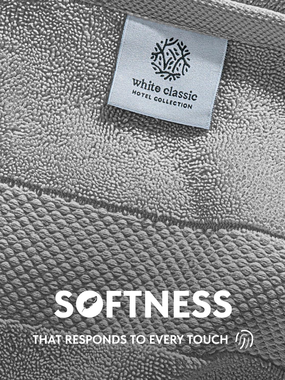 HOTEL COLLECTION - 12-Piece Washcloths are generously Sized at 13x13 inches.