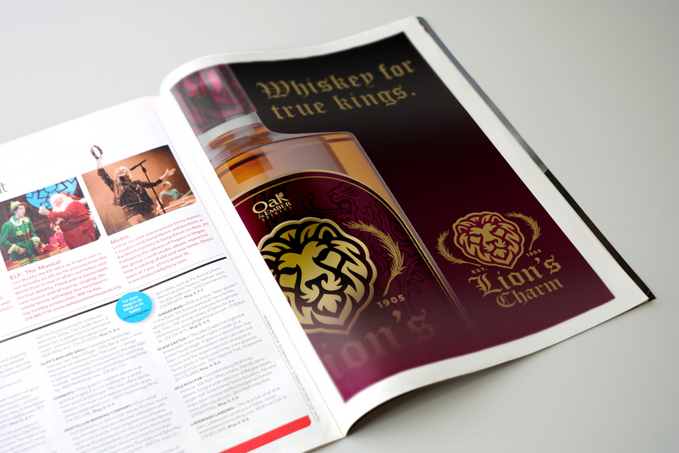 Lion's Charm Magazine Ad