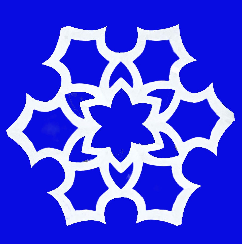 Thumbnail: Window Snowflakes: Kit to fold and cut snowflakes