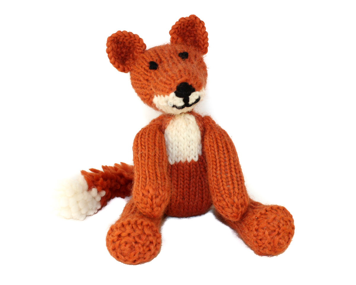 KNITTING PATTERN: Freddie Fox  Softie Toy - Detailed pdf Project Book