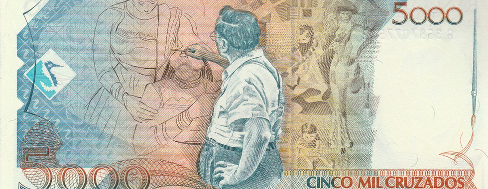 5,000 Cruzado/5 Cruzado Novo (Brazil, 1988/1989)- Reverse