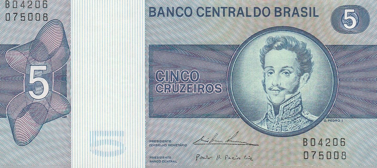 5 Cruzeiros (Brazil, 1970)-Observe