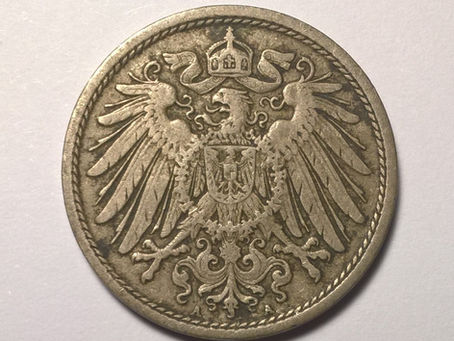 Coins Of The Kaiserreich: 10 Pfennig (Imperial Germany, 1900)