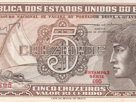 The Giant Water Lilies Of the Amazon: 5 Cruzeiros (Brazil, 1961)-Article