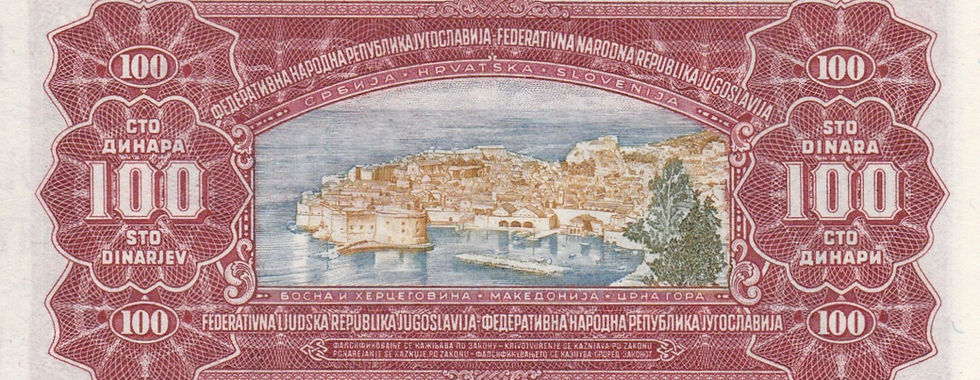 100 Dinara (Yugoslavia, 1955)-Reverse