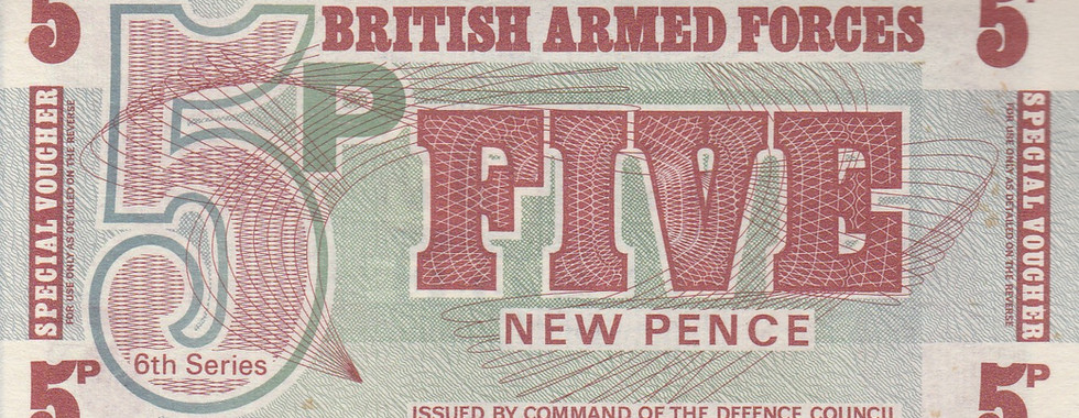 5 New Pence (British Armed Forces, 1972)-Observe