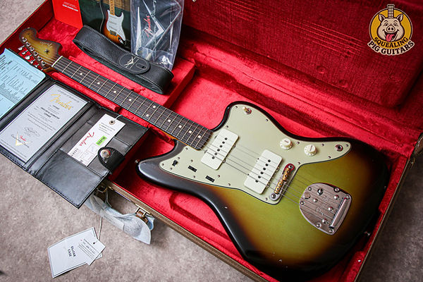 FENDER USA Custom Shop '62 Reissue Jazzmaster Jrny Relic "Swamp Burst" (2025)
