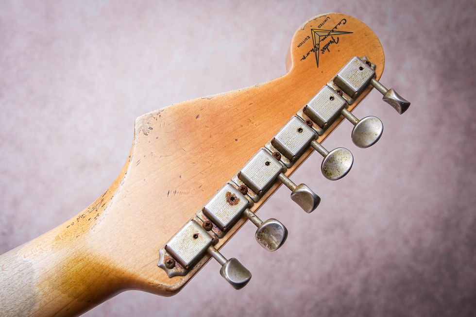 Thumbnail: FENDER USA Custom Shop LTD Poblano Stratocaster Super Hvy Relic Fiesta Red