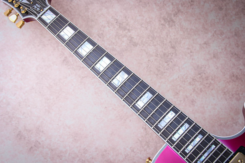 Thumbnail: GIBSON USA Custom Shop Special Order Les Paul Axcess Custom "Chrome Pink + Ebony