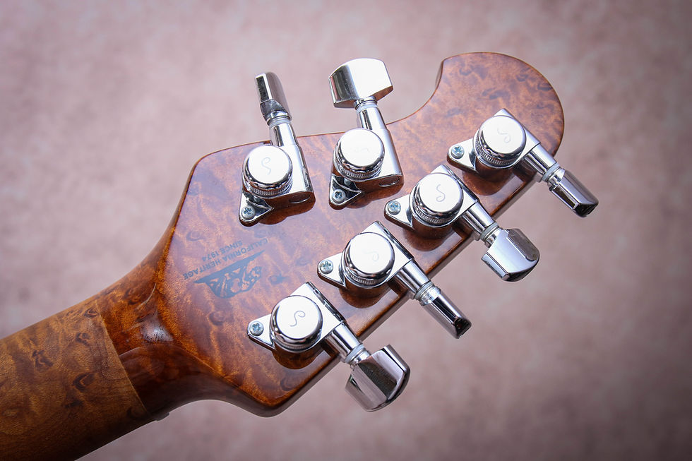 Thumbnail: ERNIE BALL USA Music Man BFR Albert Lee Signature HSS "Seafoam Sparkle + Maple"