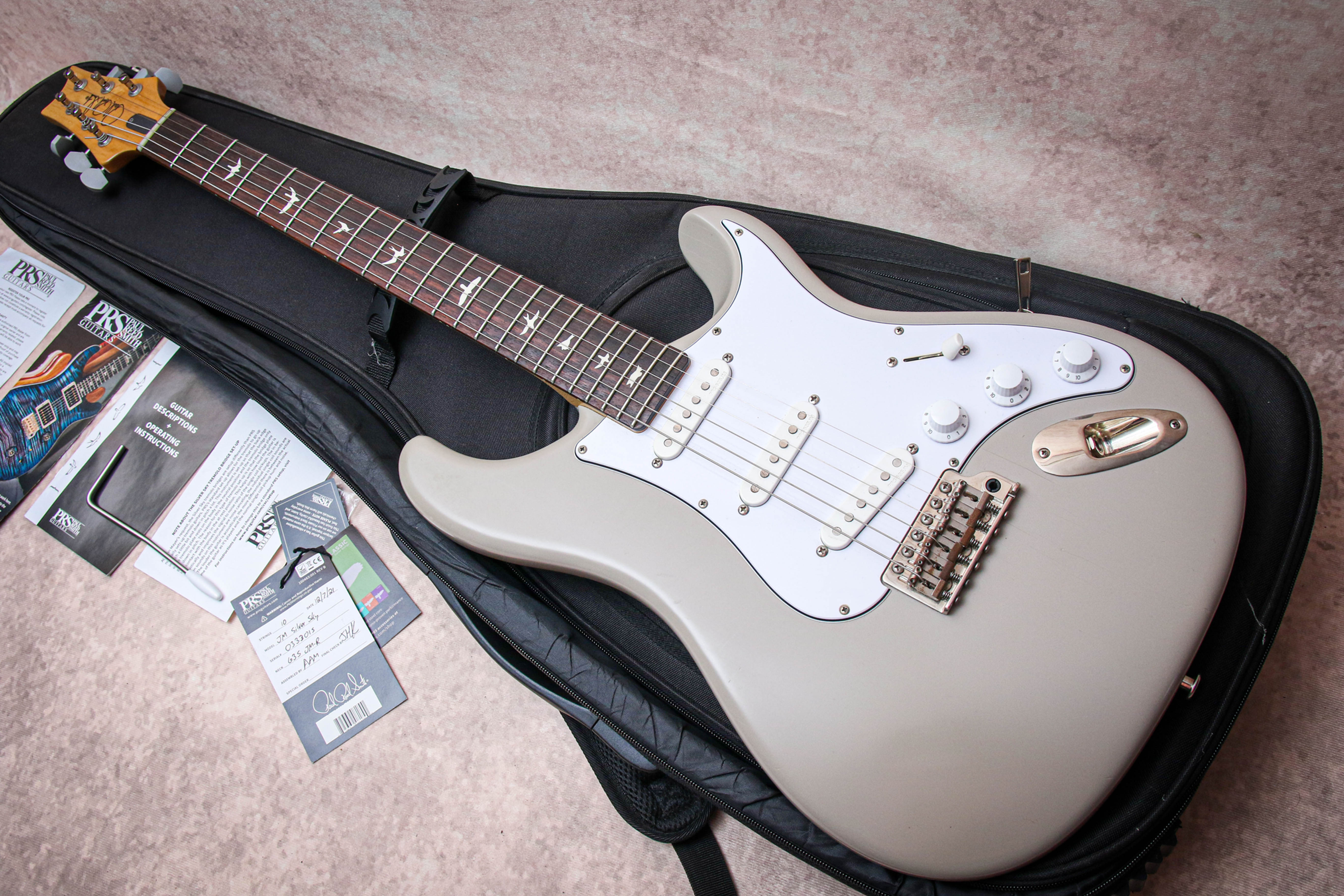PRS USA Paul Reed Smith Silver Sky John Mayer Signature Moc Sand Satin + Rose