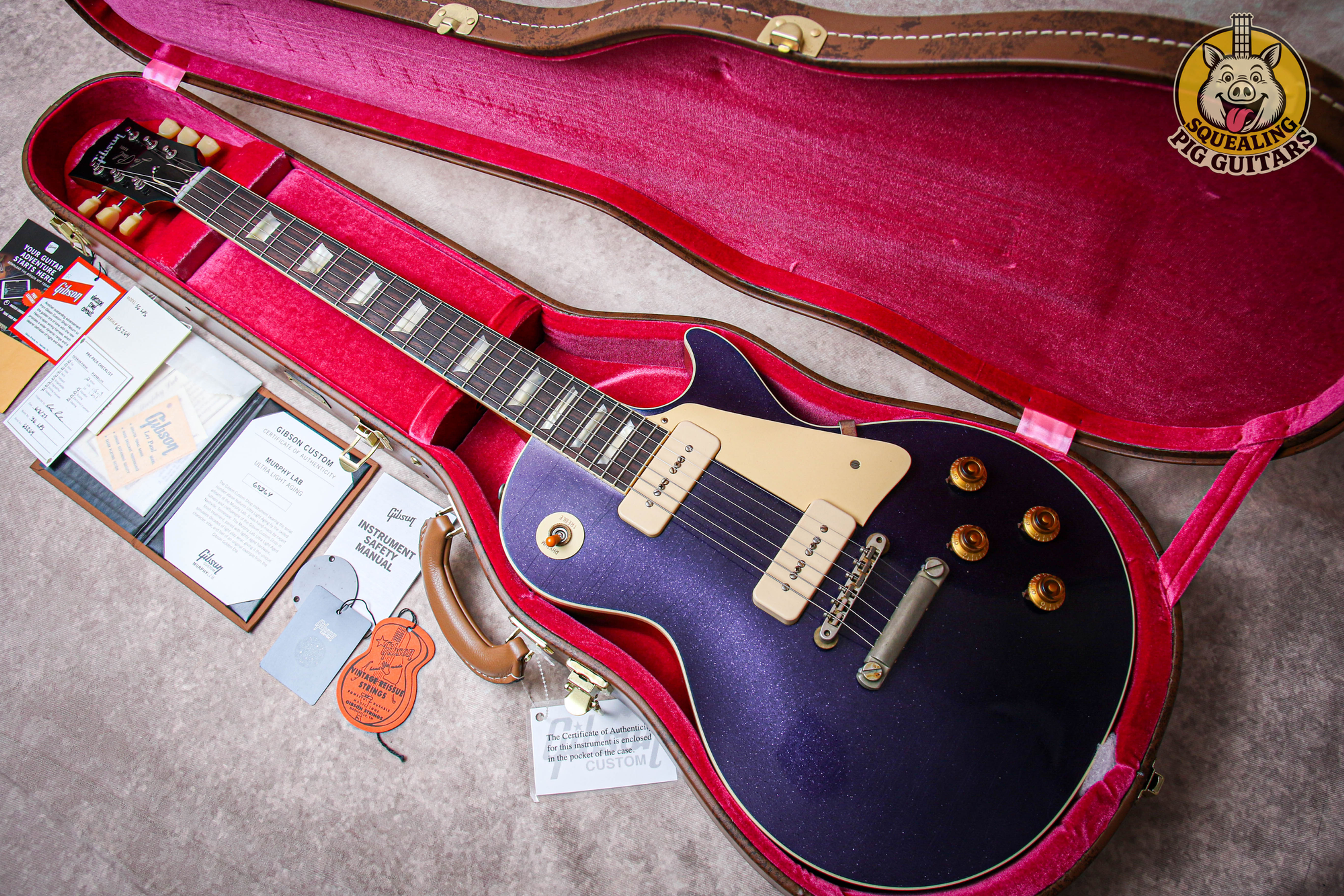 GIBSON USA Custom Shop Murphy Lab '56 Les Paul Standard Reissue Ultra Light Aged