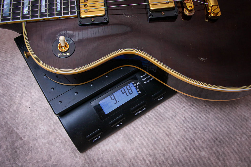 Thumbnail: GIBSON USA Custom Shop Murphy Lab '68 Les Paul Custom Reissue Light Aged Walnut