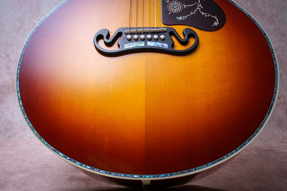 Thumbnail: GIBSON USA Custom Shop SJ-200 5A Custom Select "Wildfire Burst + Ebony" (2025)