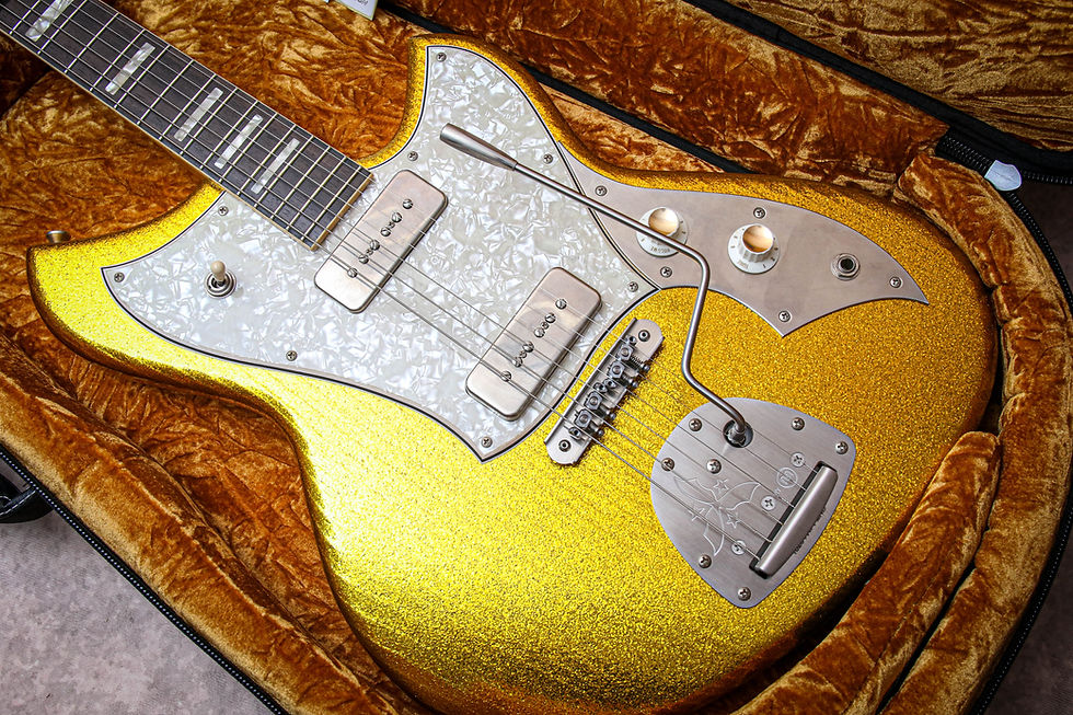 Thumbnail: NOVO USA Custom Series Serus J " Your Dress Gold Sparkle + Ebony" (2026)