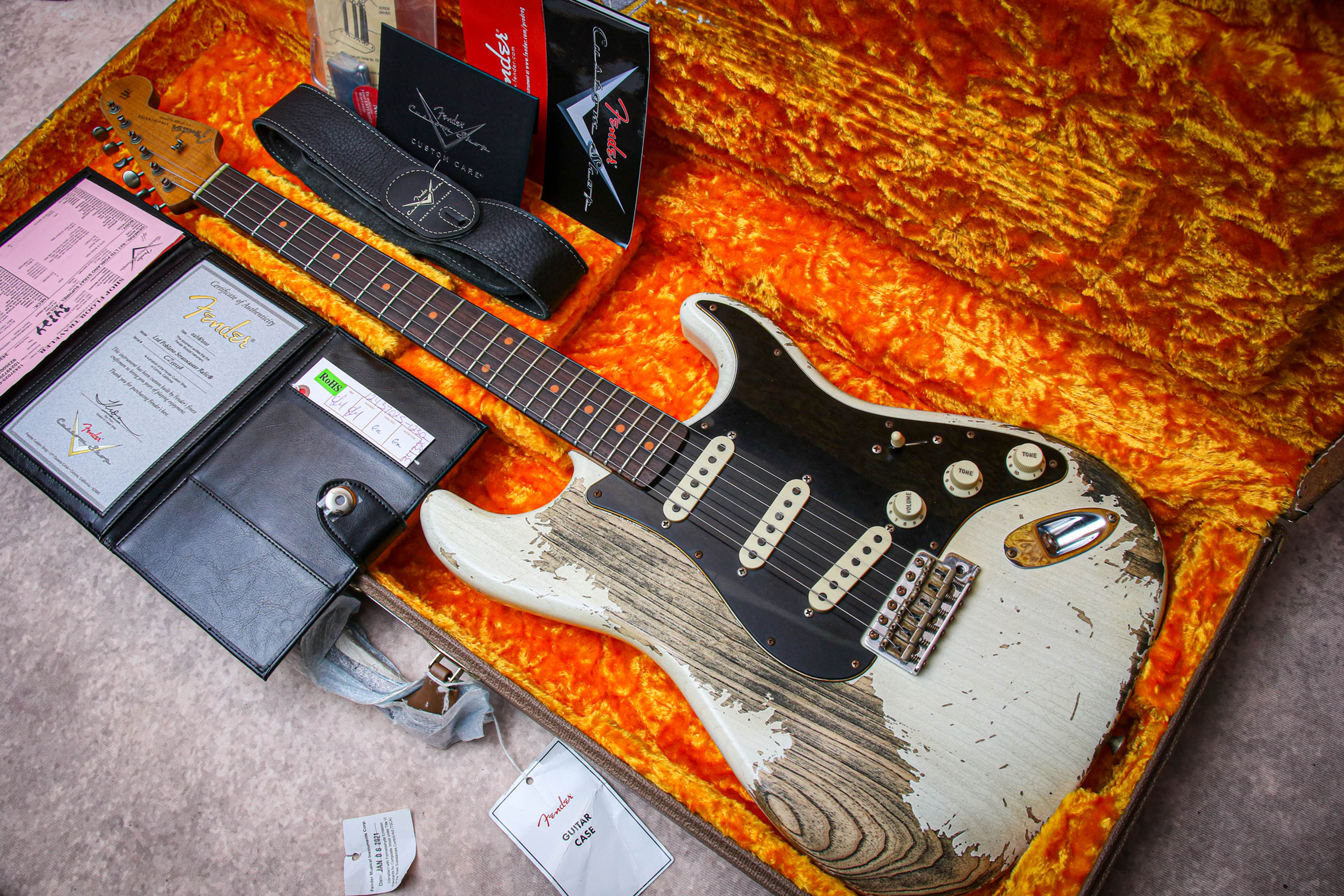 FENDER USA Custom Shop Roasted Poblano Ltd Stratocaster Super Hvy Relic Olympic