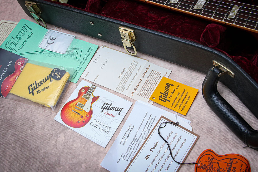 Thumbnail: GIBSON USA Custom Shop 1958 VOS Reissue Les Paul Standard Iced Tea Burst + Rose