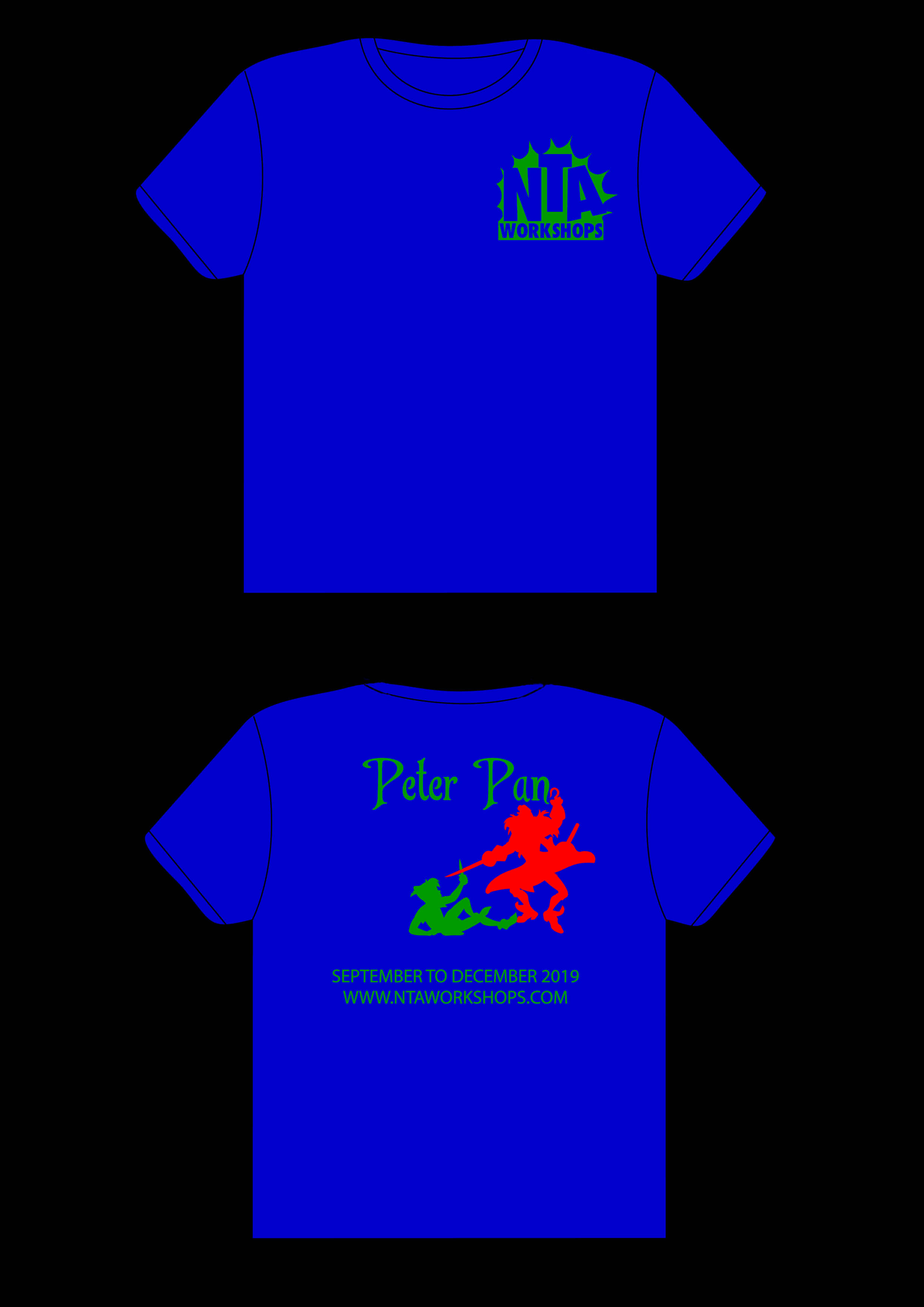 Peter Pan Workshop T Shirt 2019