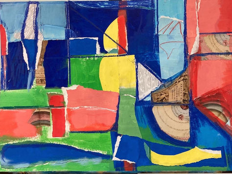 COLOR FORMS 2021
16x20, collage on paper
$150.