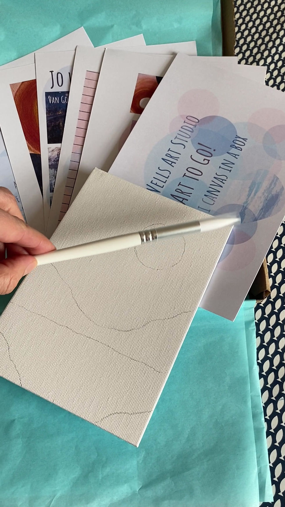 Thumbnail: Art at home letterbox painting