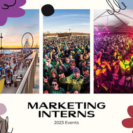 We are looking for marketing interns for our 2023 events!