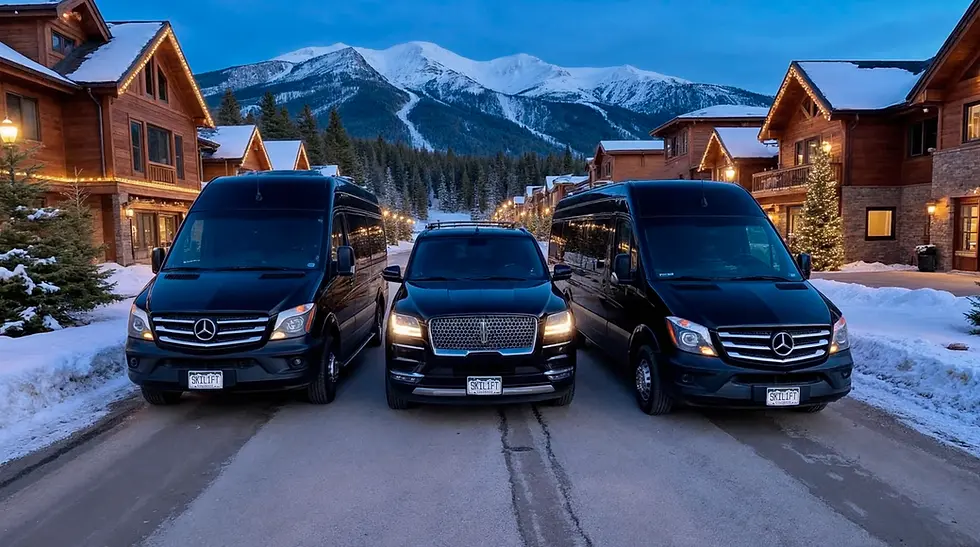 Luxury Group Shuttle & Private Transportation in Breckenridge, Vail, and Denver