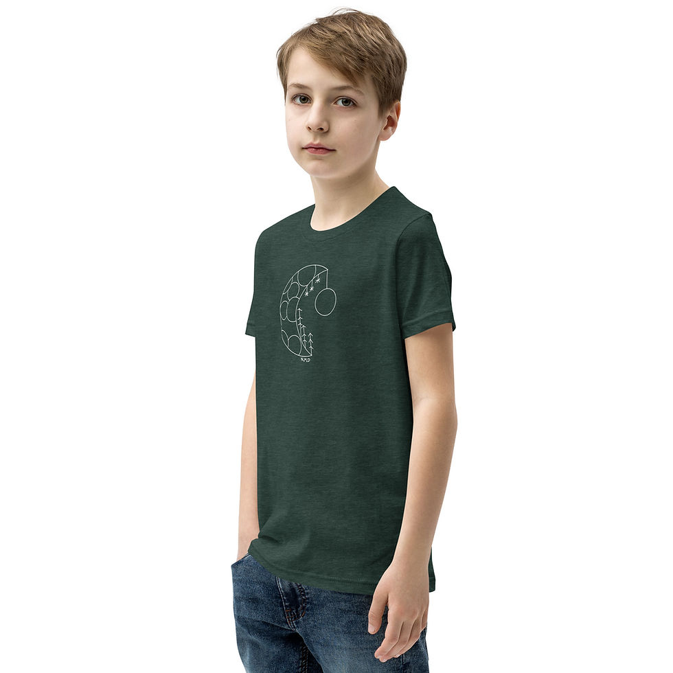 Thumbnail: Moon Thread NMD Original Design Youth Short Sleeve T-Shirt