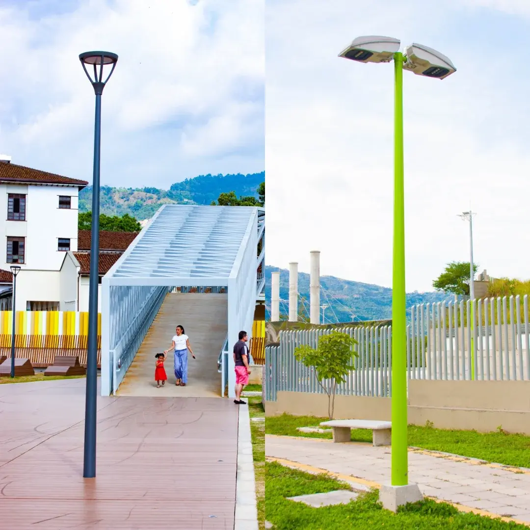 Poste En Fibra De Vidrio Para Alumbrado Público Empotrable 4 Metros 150 Kgf-PRFV-4M-150-Kgf-AP(2)