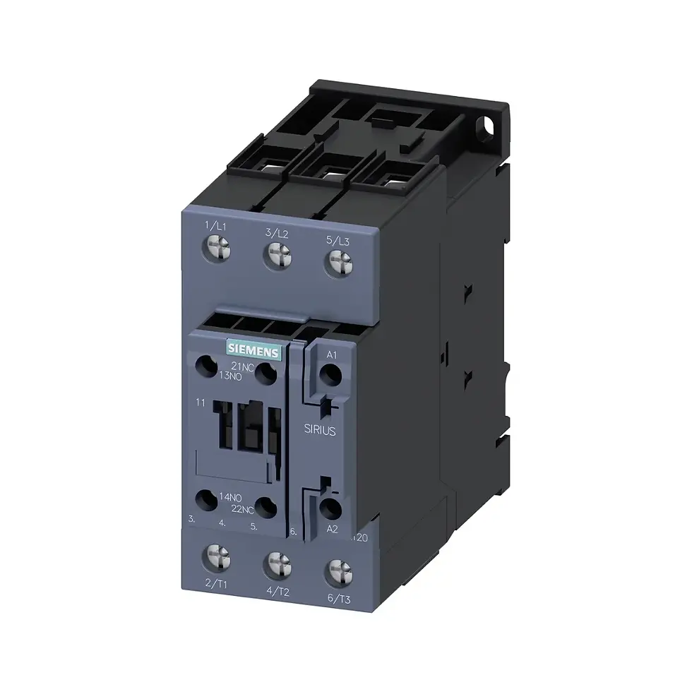 Contactor Siemens 41A 110V 3 Polos 1NA + 1NC Sirius 3RT2035-1AG20