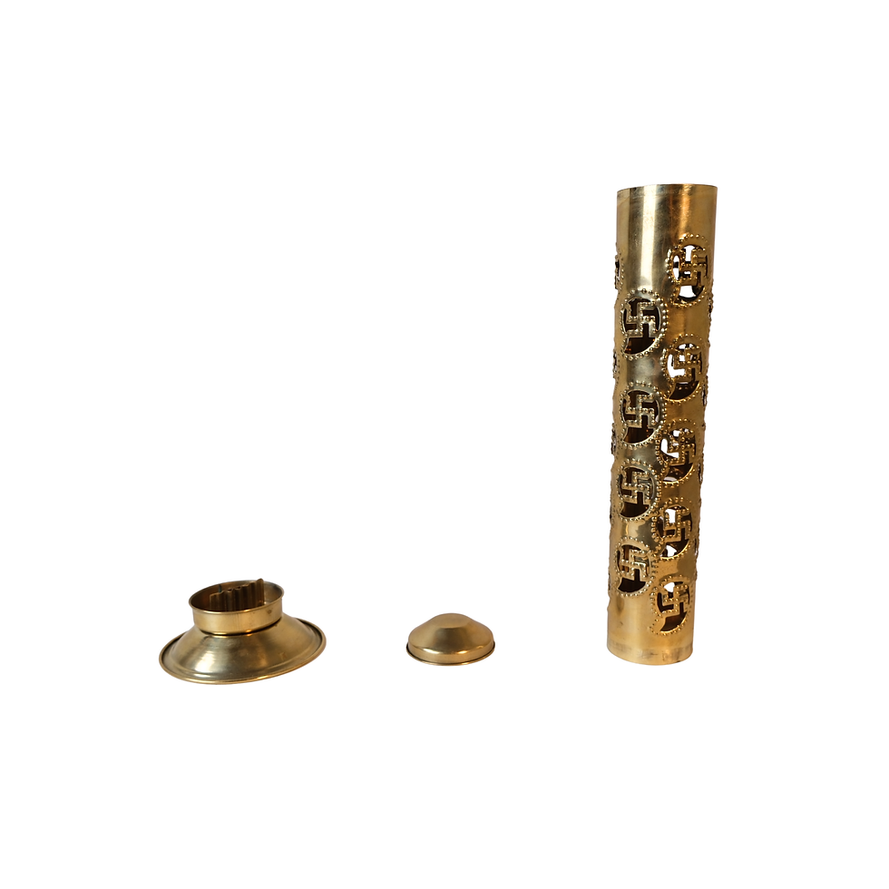Thumbnail: Brass Circular Incense Burner