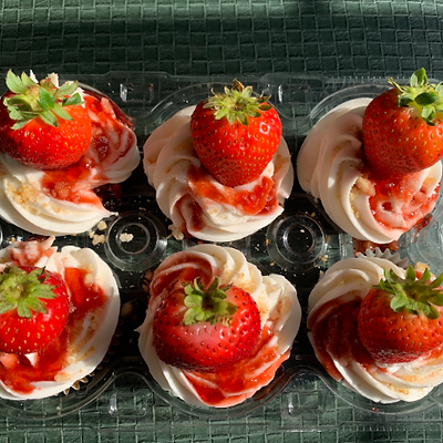 Strawberry Short Cupcakes