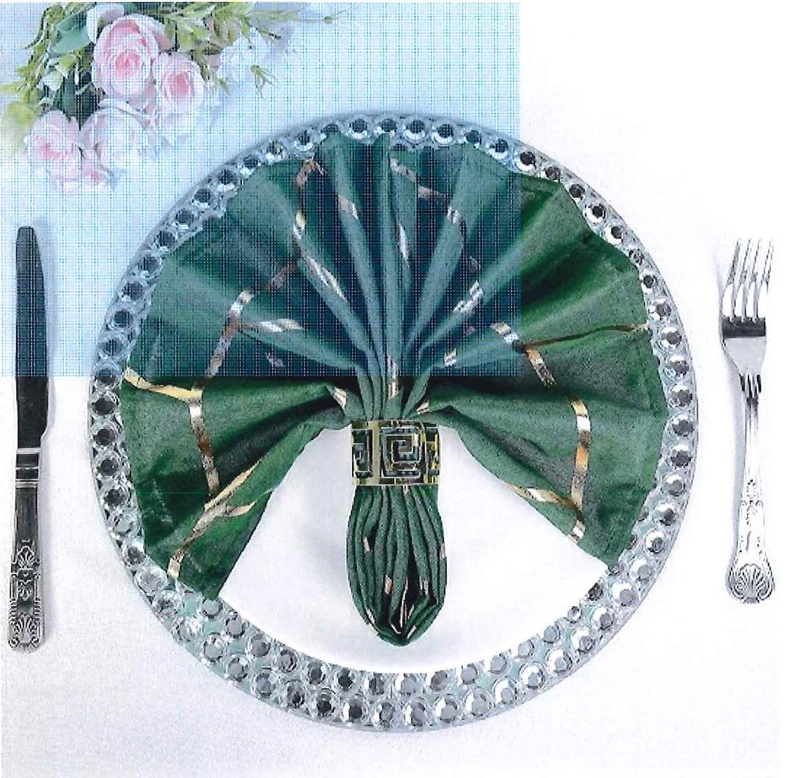 Polyester Linen Dinner Napkins