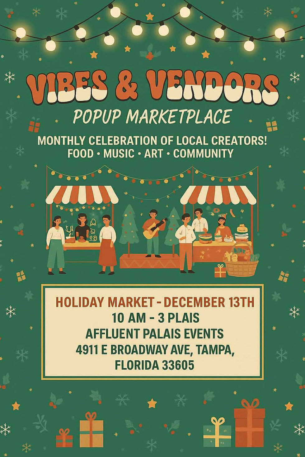 Vibes and Vendors Popup Marketplace