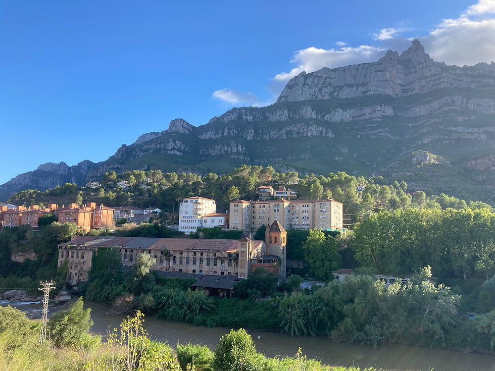 Beautiful Scene From Nearby Montserrat Train Station