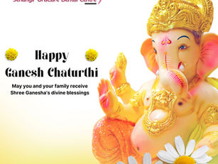 Celebrating Ganesh Chaturthi with Bright Smiles at Jehangir Oracare Dental Centre Pune 🪔✨
