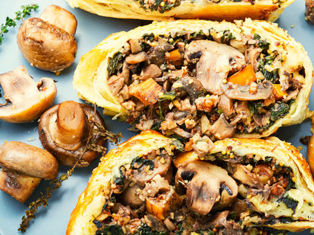 Mushroom and Spinach Stuffed Portobello Mushrooms