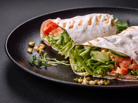 Chickpea and Avocado Wrap