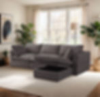 Thumbnail: Comfy 4-Piece Cloud Couch