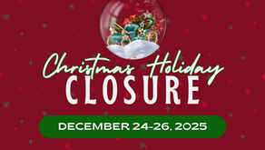 Clubhouse Office Closed for Christmas Holiday