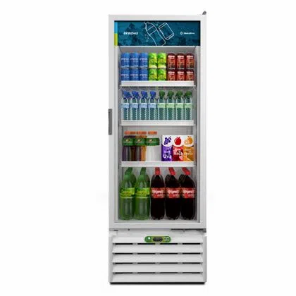 Miniatura: Expositor Vertical Porta de Vidro 406 Litros Metalfrio VB40RL Branco 220V