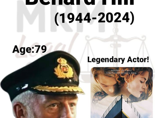 Bernard Hill (Aged 79) Passed Away