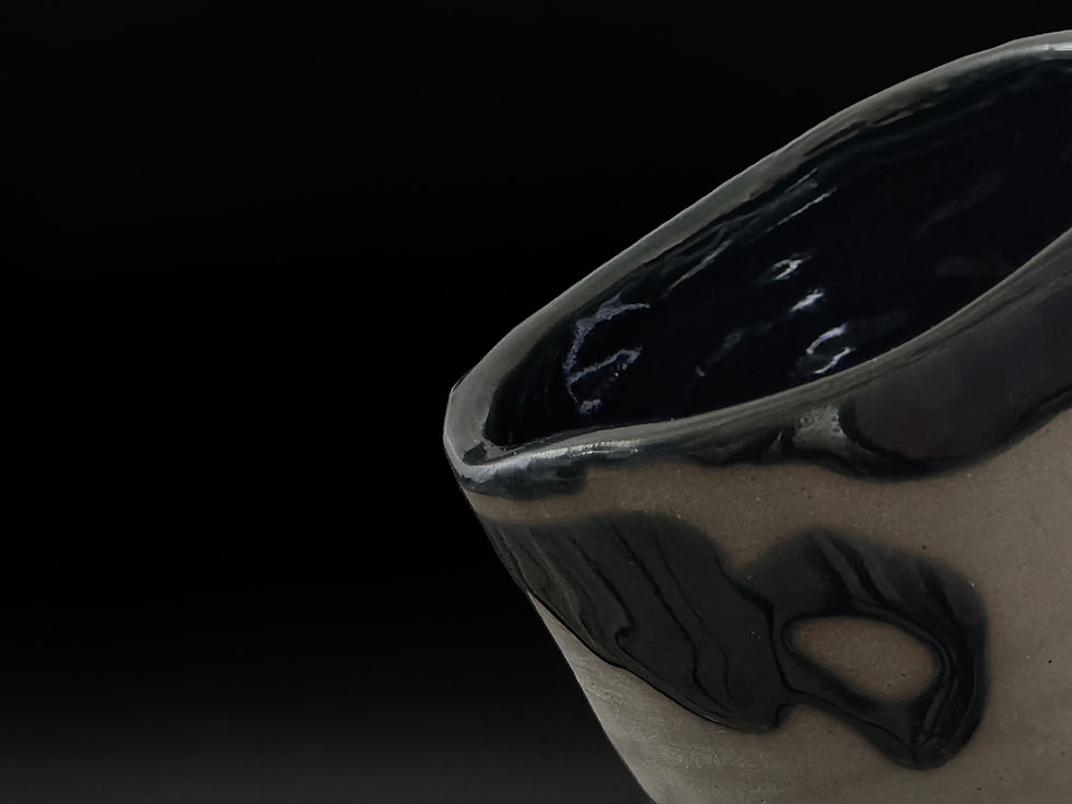 Kurinuki Teeschalen Set