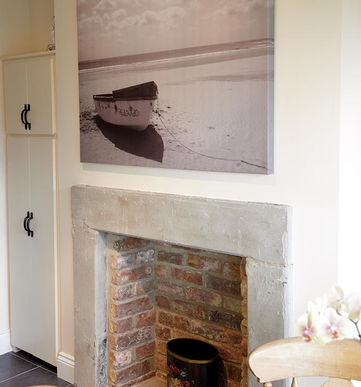 The Dairy Kitchen Fireplace