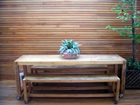 Projet F. Farias; table jardin